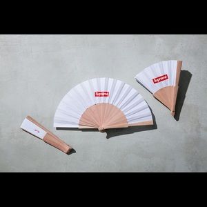 Supreme SS16 Sasquatchfabrix Folding Fan White